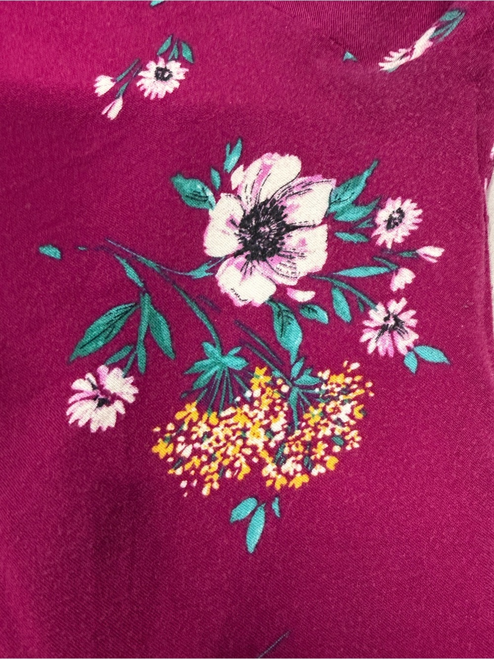 Torrid Berry Floral Fit & Flare Dress Size 2 2X 3/4 Sleeve Rayon Stretch - Picture 6 of 10